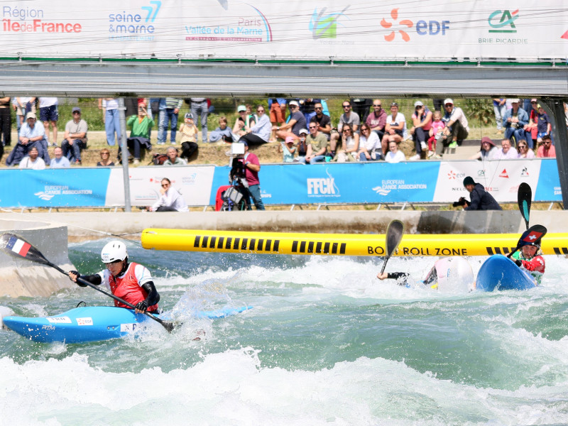 French dominate in kayak cross of European Championships on their home course