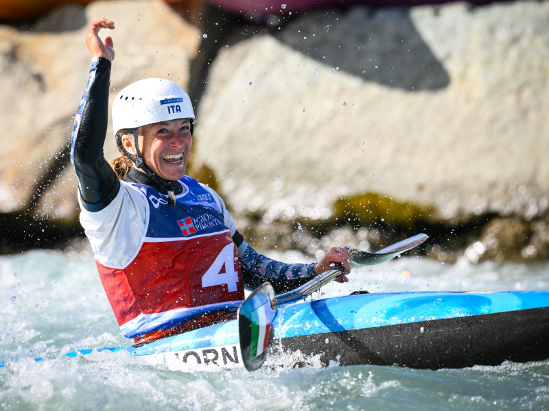 Canoe Slalom World Cup series continued in Italy
