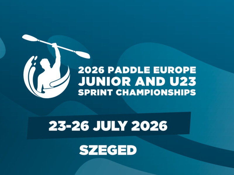Szeged ready to welcome Europe’s next generation at the 2026 Paddle Europe Juniors and Under 23 Sprint Championships