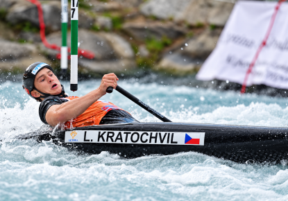 Kratochvil leads men’s C1 semifinal as Travé and Hocevar miss the final in Ivrea