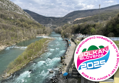 Best Young European Canoe Slalom paddlers Compete in Solkan This Week