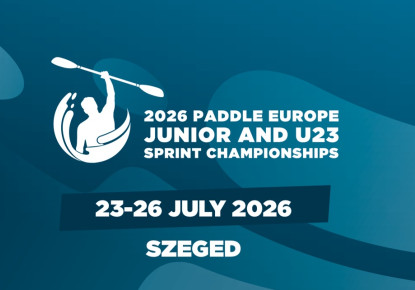 Szeged ready to welcome Europe’s next generation at the 2026 Paddle Europe Juniors and Under 23 Sprint Championships