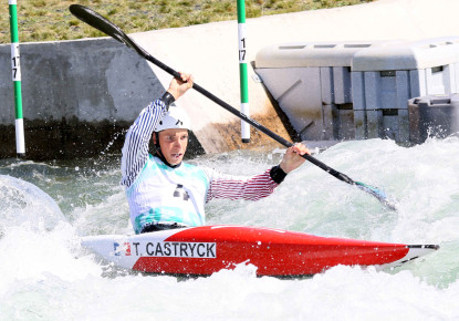 French kayakers dominated the heats at the home European Championships